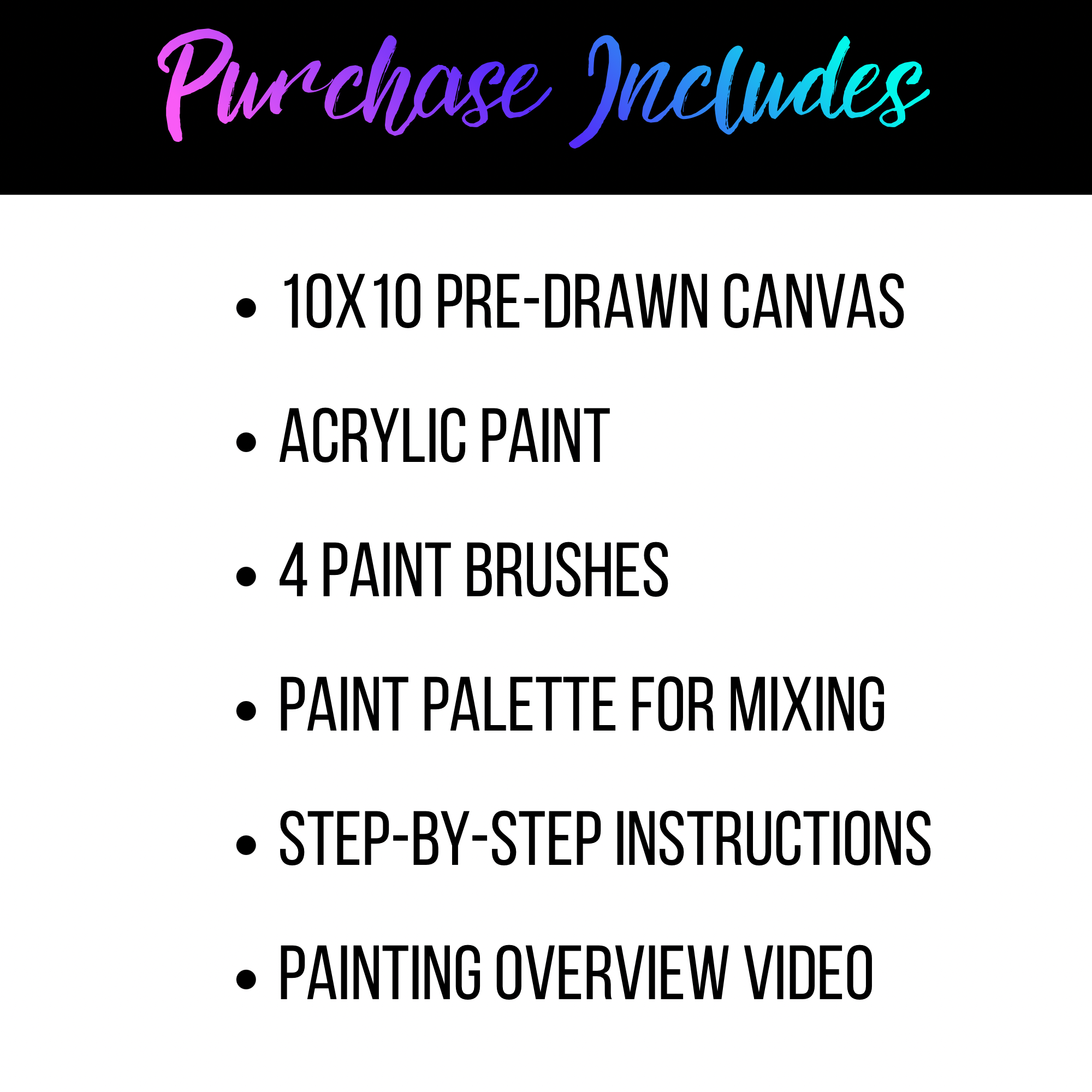 DIY Canvas Painting Kit Hugging Otters