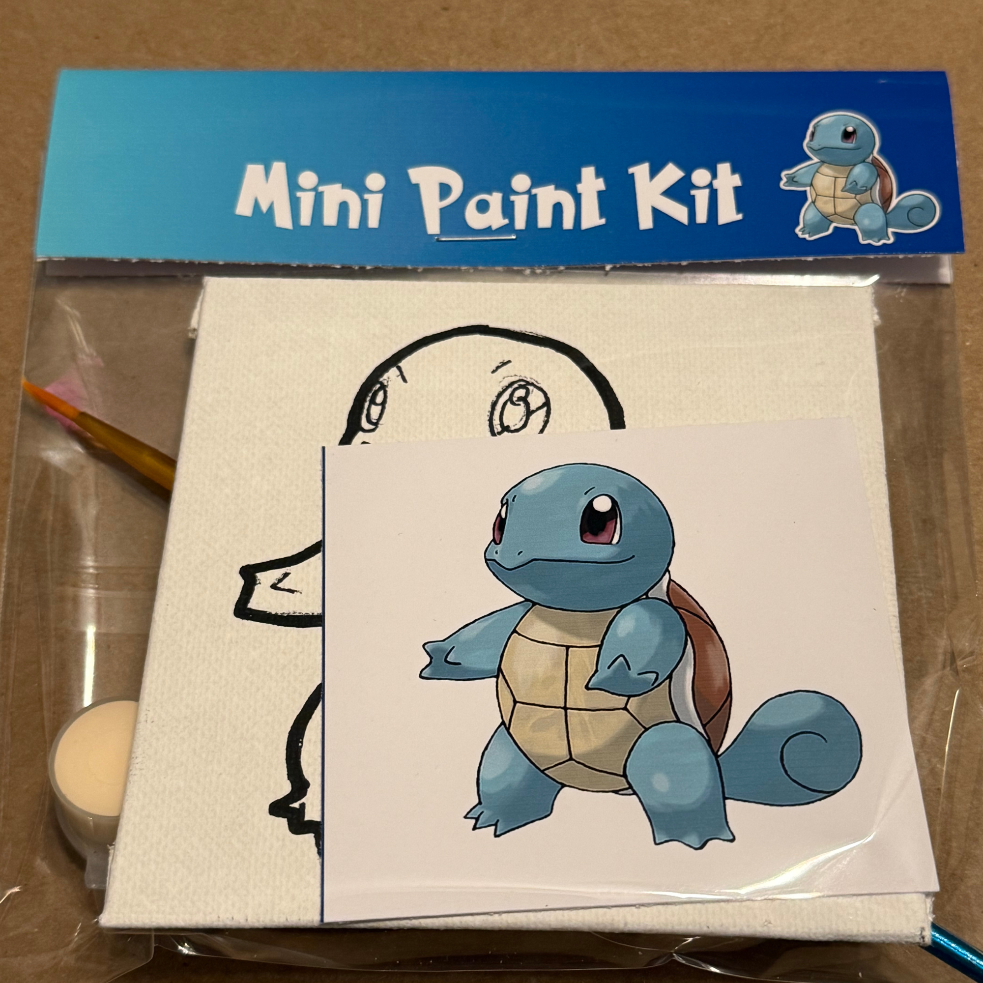 DIY Canvas Painting Kit MINIs Set of 12 Pokemon Friends