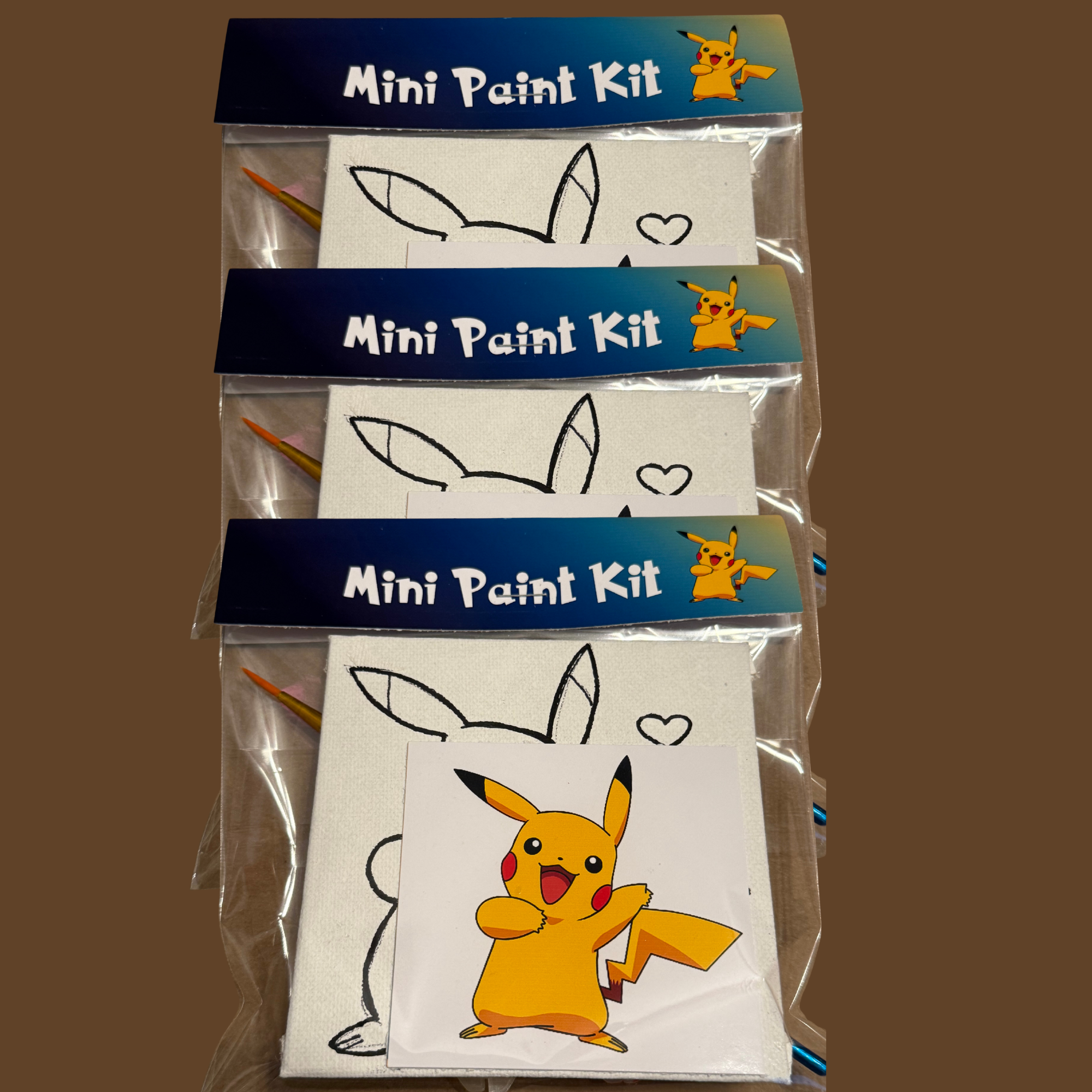 DIY Canvas Painting Kit MINIs Set of 12 Pokemon Friends