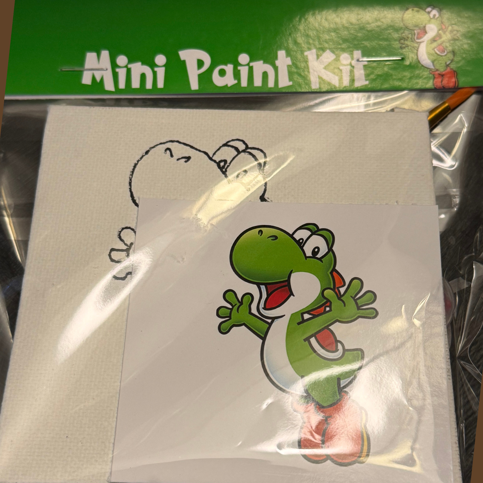 DIY Canvas Painting Kit MINIs Sets of 3, 4, or 12 Mario Bros and Friends