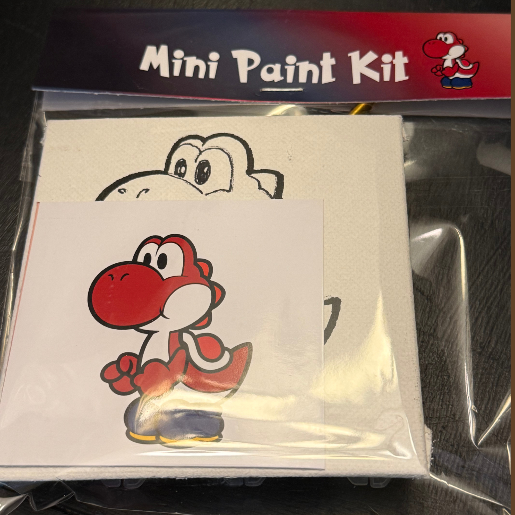 DIY Canvas Painting Kit MINIs Sets of 3, 4, or 12 Mario Bros and Friends