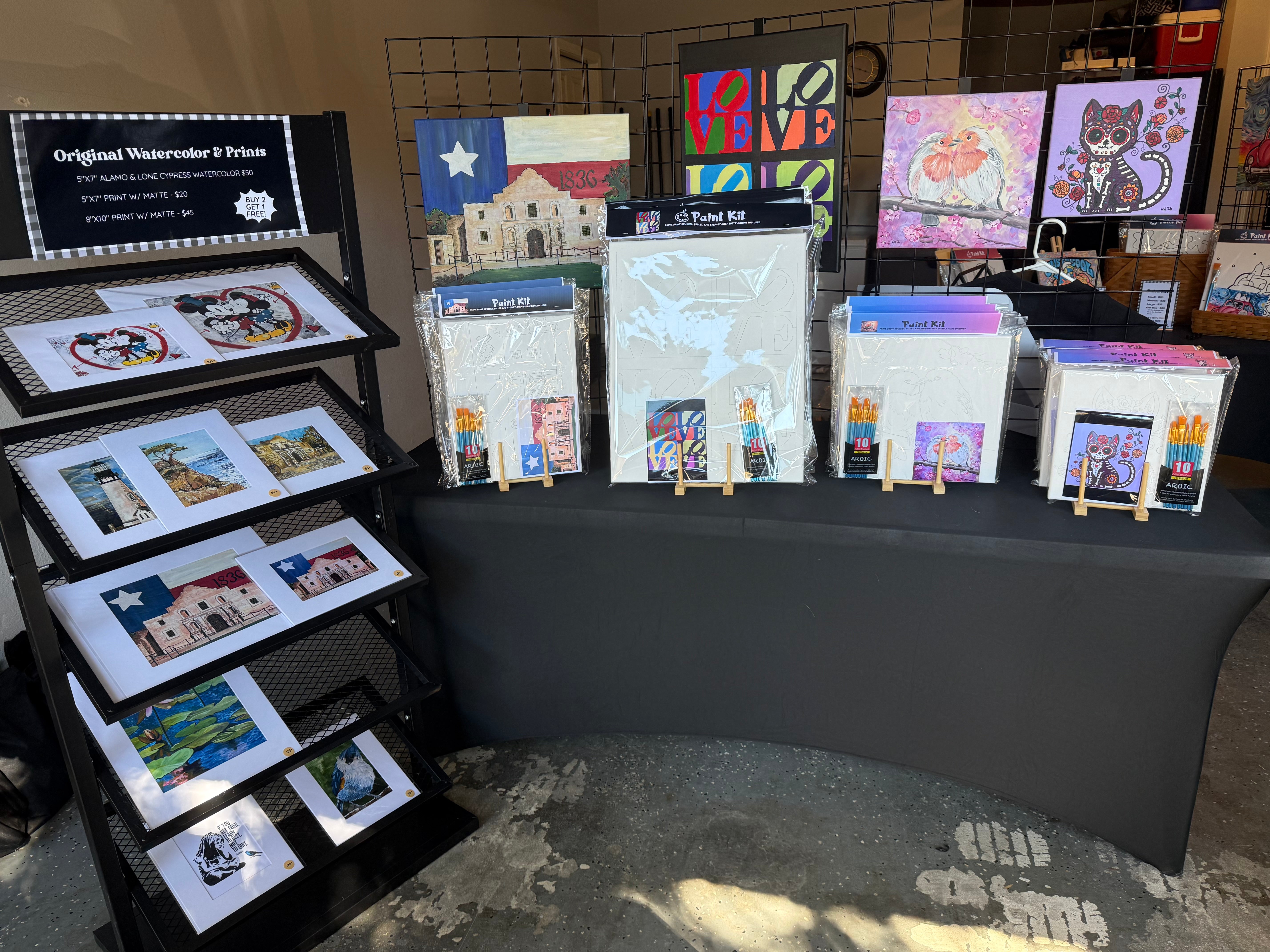 DIY Canvas Painting Kit ALAMO