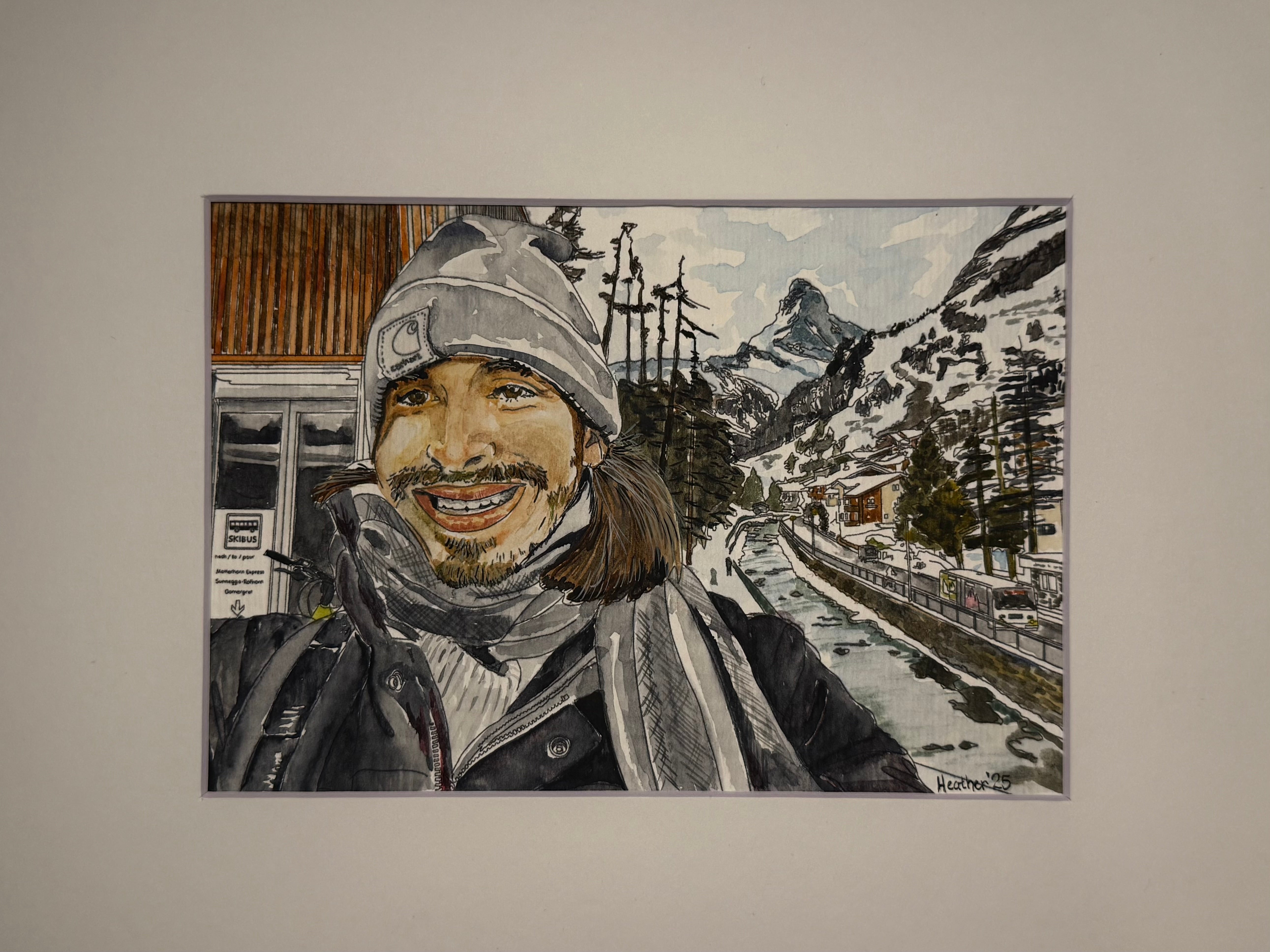 A Hand Drawn/Watercolor Portrait