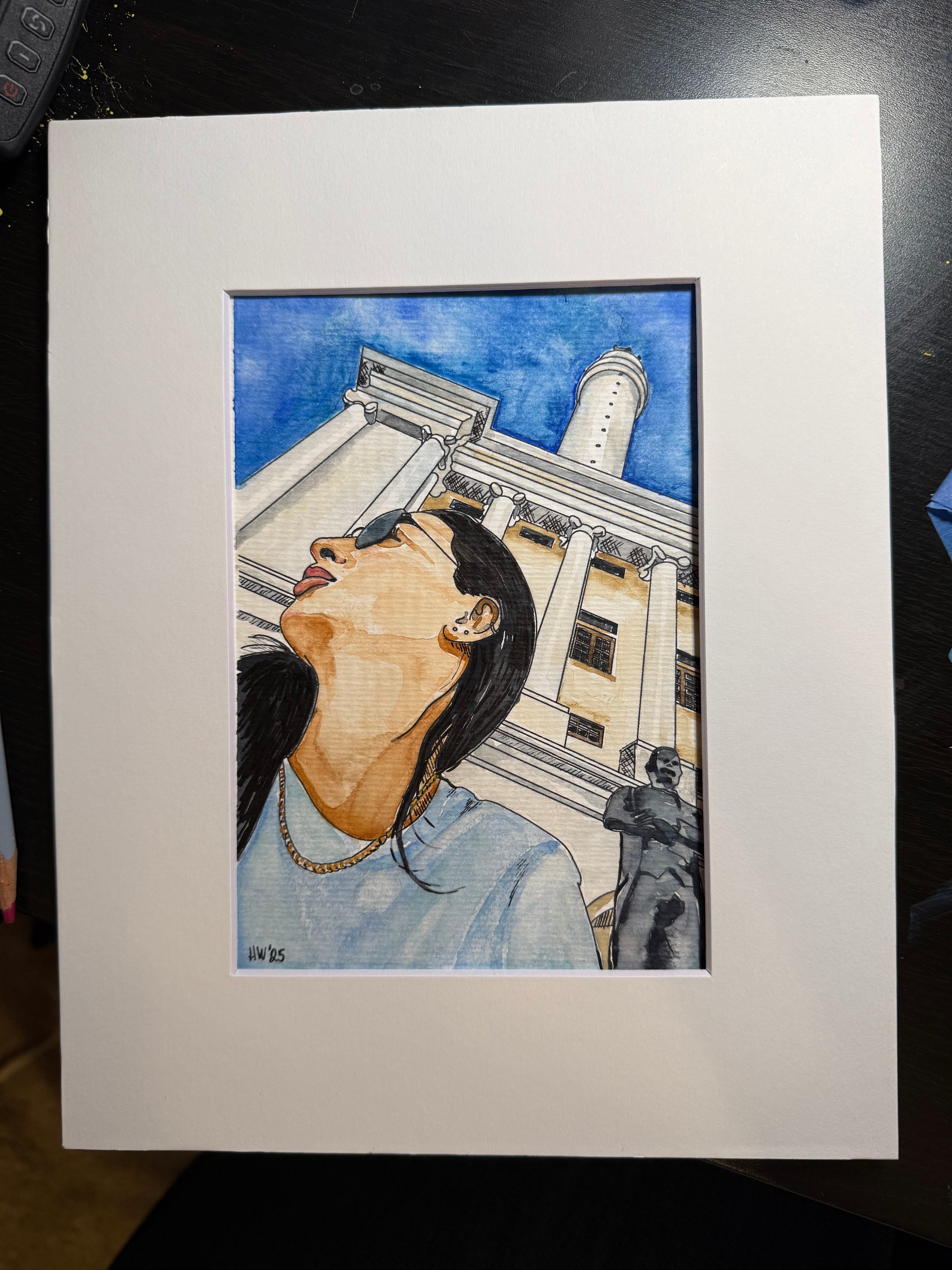 A Hand Drawn/Watercolor Portrait