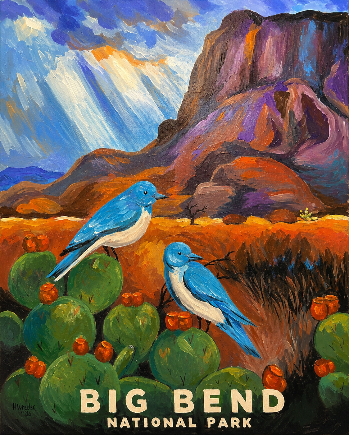 DIY Canvas Painting Kit Big Bend
