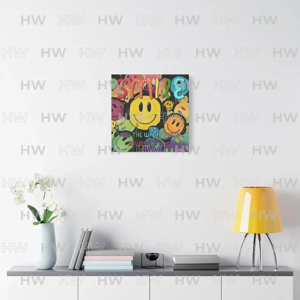 Art: Smile Canvas Print - Canvas
