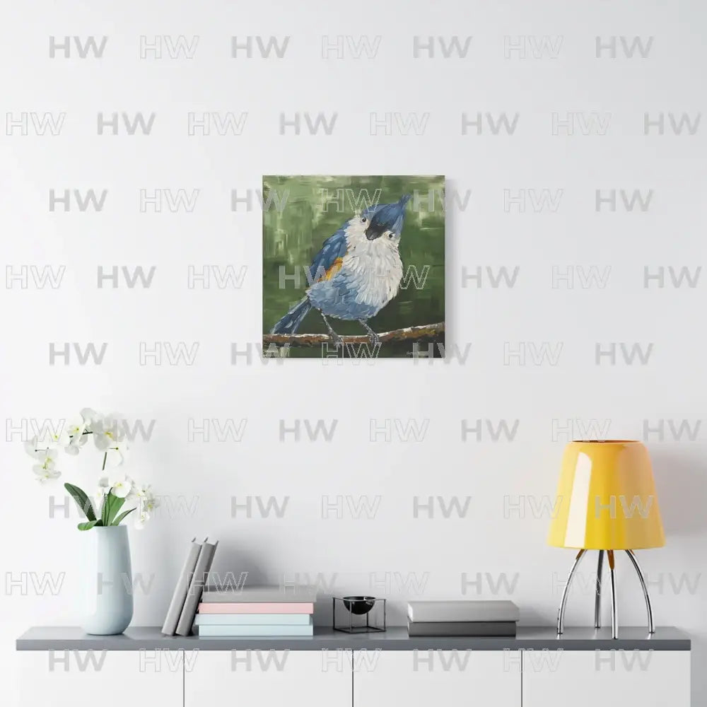 Art: Tufted Titmouse Bird Print Canvas Print - Canvas
