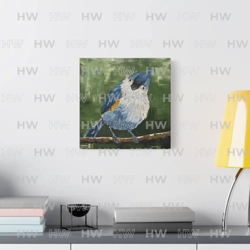 Art: Tufted Titmouse Bird Print Canvas Print - Canvas