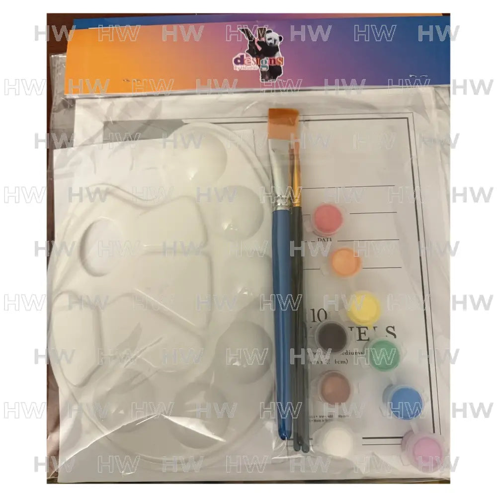 DIY Canvas Painting Kit Unicorn Latte Canvas Original