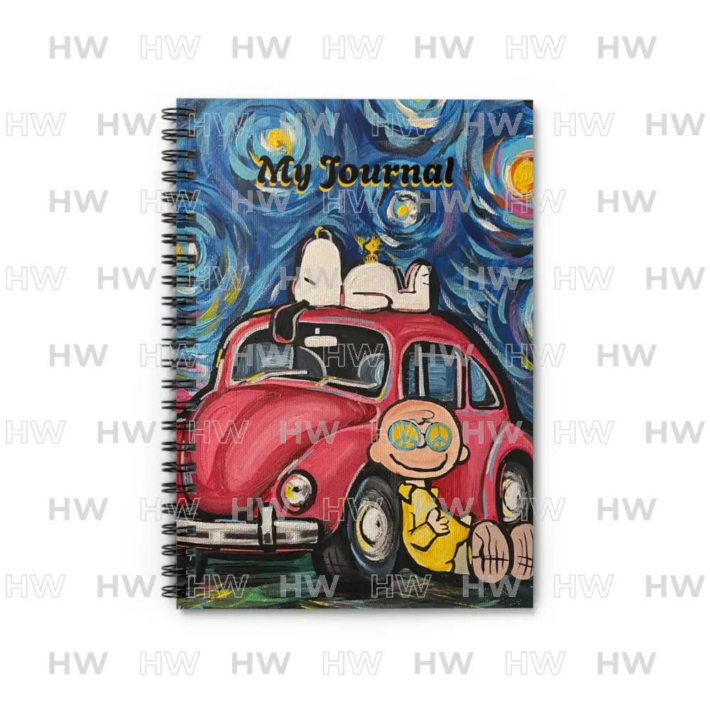 Journal: Starry Night 1 Spiral Notebook - Ruled Line - One Size - Paper products
