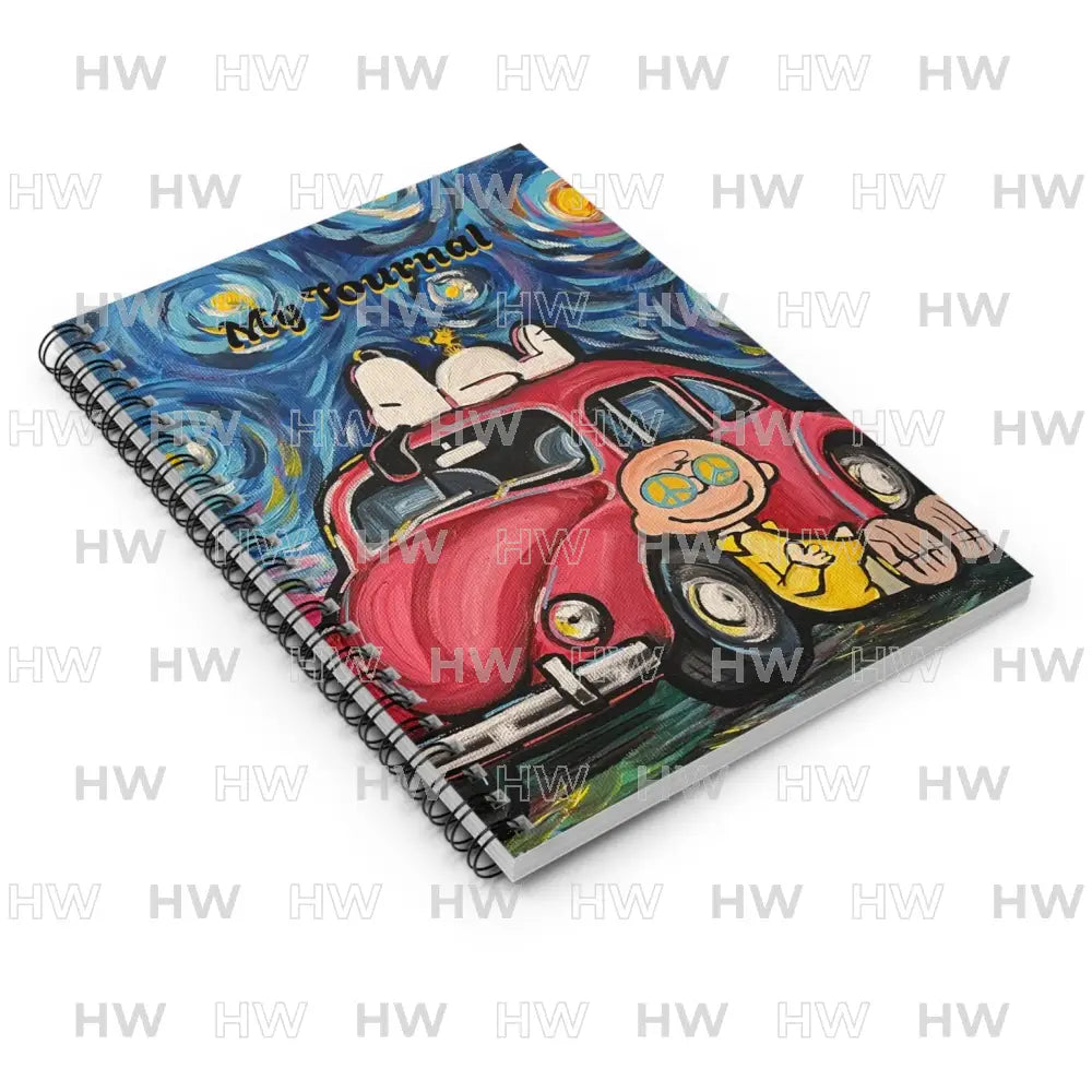 Journal: Starry Night 1 Spiral Notebook - Ruled Line - One Size - Paper products