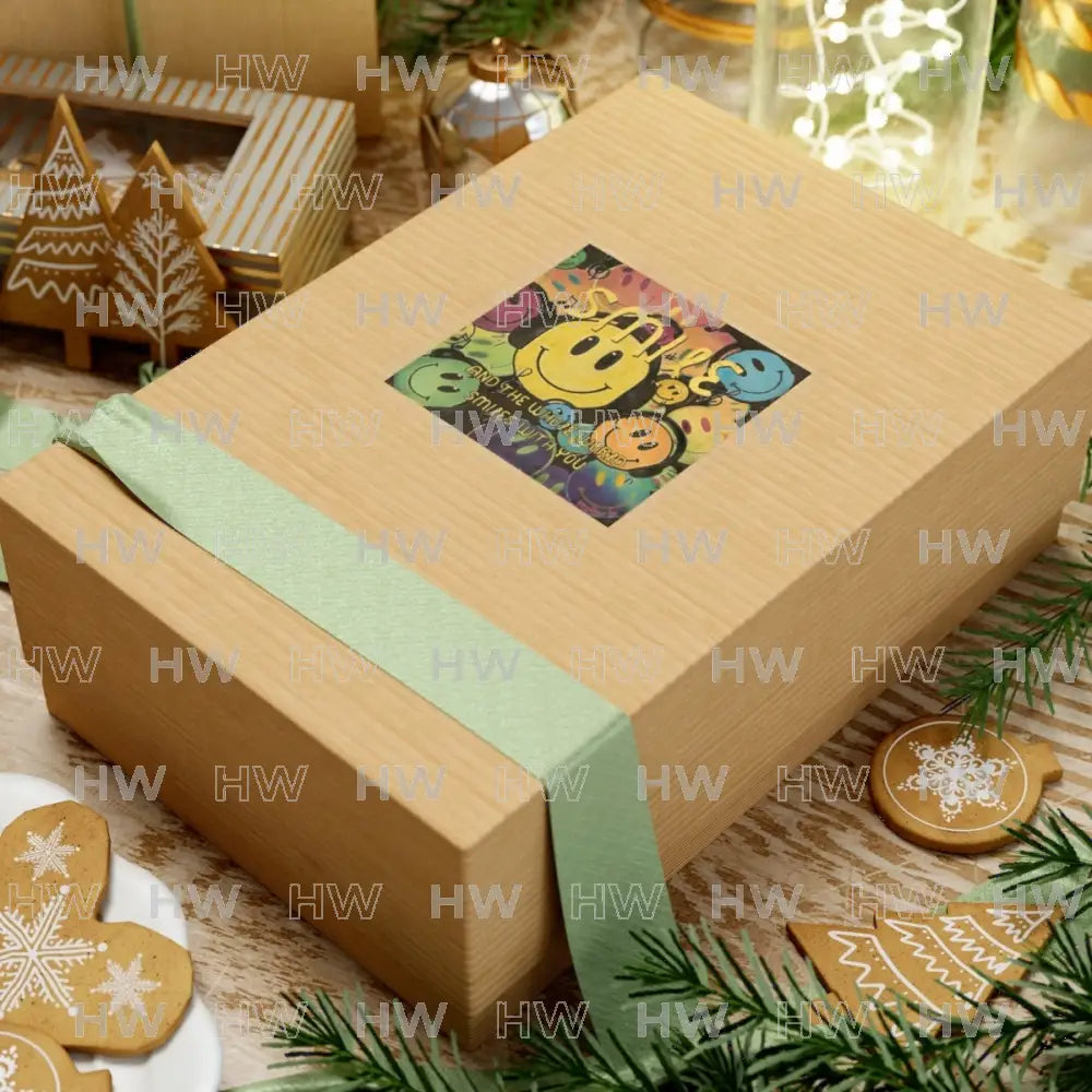 Sticker: Smile and the Whole World Smiles with You Kiss-Cut Stickers - Paper products